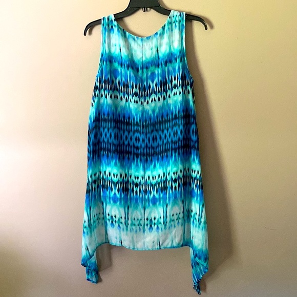 Sale! New Directions Shades of Blue Sleeveless Womens Top - EUC -Size S - Picture 4 of 6